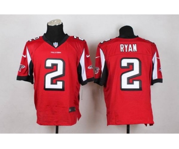 Men's Atlanta Falcons #2 Matt Ryan Nike Red Elite Jersey
