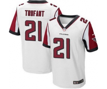 Men's Atlanta Falcons #21 Deion Sanders White Retired Player NFL Nike Elite Jersey