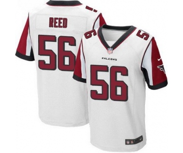 Men's Atlanta Falcons #56 Brooks Reed White Road NFL Nike Elite Jersey