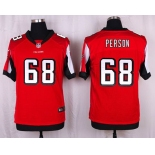 Men's Atlanta Falcons #68 Mike Person Red Team Color NFL Nike Elite Jersey
