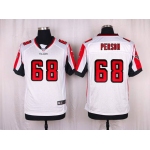Men's Atlanta Falcons #68 Mike Person White Road NFL Nike Elite Jersey