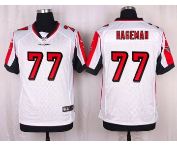 Men's Atlanta Falcons #77 Ra'Shede Hageman White Road NFL Nike Elite Jersey