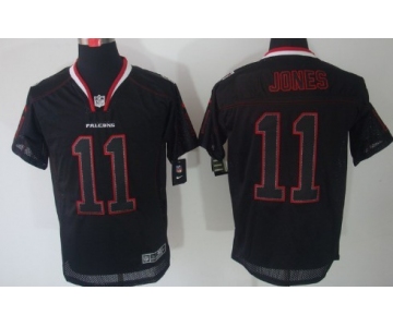 Nike Atlanta Falcons #11 Julio Jones Lights Out Black Elite Jersey