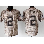 Nike Atlanta Falcons #2 Matt Ryan 2013 USMC Camo Elite Jersey