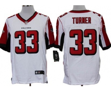 Nike Atlanta Falcons #33 Michael Turner White Elite Jersey