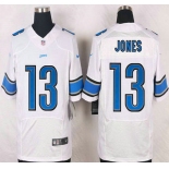 Detroit Lions #13 T. J. Jones White Road NFL Nike Elite Jersey