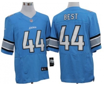 Nike Detroit Lions #44 Jahvid Best Light Blue Elite Jersey