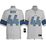 Nike Detroit Lions #44 Jahvid Best White Elite Jersey