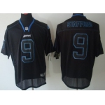 Nike Detroit Lions #9 Matthew Stafford Lights Out Black Elite Jersey