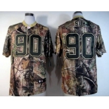 Nike Detroit Lions #90 Ndamukong Suh Realtree Camo Elite Jersey