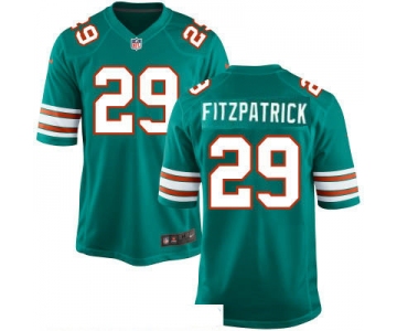 Men's Miami Dolphins #29 Minkah Fitzpatrick Aqua Green Alternate Stitched NFL Nike Game Jersey