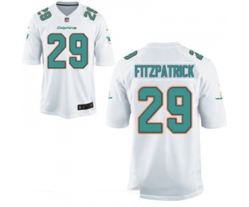 Men's Miami Dolphins #29 Minkah Fitzpatrick White Road Stitched NFL Nike Game Jersey