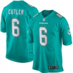 Men's Nike Miami Dolphins #6 Jay Cutler Green Game Jersey