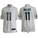 Nike Miami Dolphins #11 Mike Wallace 2013 White Game Jersey