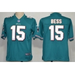 Nike Miami Dolphins #15 Davone Bess Green Game Jersey