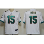 Nike Miami Dolphins #15 Davone Bess White Game Jersey