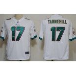 Nike Miami Dolphins #17 Ryan Tannehill White Game Jersey