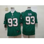 Nike Miami Dolphins #93 Ndamukong Suh 2013 Green Game Jersey