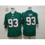 Nike Miami Dolphins #93 Ndamukong Suh 2013 Green Game Jersey