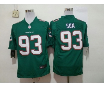 Nike Miami Dolphins #93 Ndamukong Suh 2013 Green Game Jersey