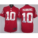 Nike New York Giants #10 Eli Manning Red Game Jersey