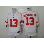 Nike New York Giants #13 Odell Beckham Jr White Game Jersey