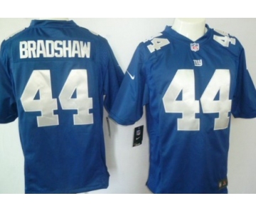 Nike New York Giants #44 Ahmad Bradshaw Blue Game Jersey