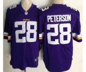 Nike Minnesota Vikings #28 Adrian Peterson 2013 Purple Game Jersey