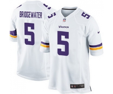 Nike Minnesota Vikings #5 Teddy Bridgewater 2013 White Game Jersey