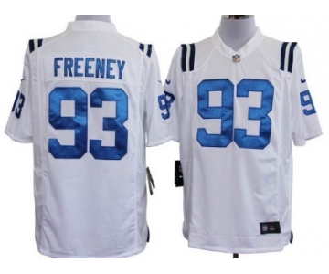 Nike Indianapolis Colts #93 Dwight Freeney White Game Jersey