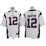 Nike Minnesota Vikings #12 Percy Harvin White Elite Jersey