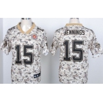 Nike Minnesota Vikings #15 Greg Jennings 2013 USMC Camo Elite Jersey