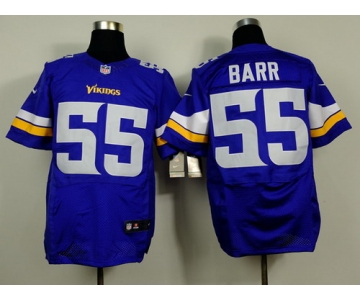 Nike Minnesota Vikings #55 Anthony Barr 2013 Purple Elite Jersey