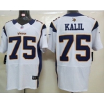 Nike Minnesota Vikings #75 Matt Kalil White Elite Jersey