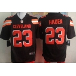Men's Cleveland Browns #23 Joe Haden 2015 Nike Brown Game Jersey