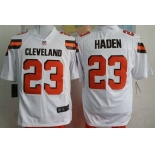Men's Cleveland Browns #23 Joe Haden 2015 Nike White Game Jersey