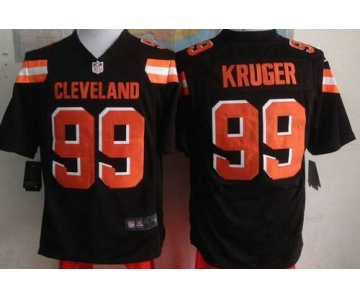 Men's Cleveland Browns #99 Paul Kruger 2015 Nike Brown Game Jersey