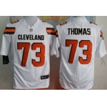 Nike Cleveland Browns #73 Joe Thomas 2015 White Game Jersey