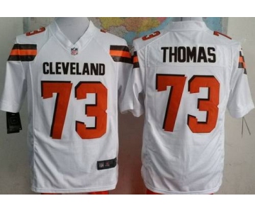 Nike Cleveland Browns #73 Joe Thomas 2015 White Game Jersey