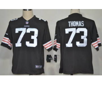 Nike Cleveland Browns #73 Joe Thomas Brown Game Jersey
