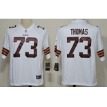 Nike Cleveland Browns #73 Joe Thomas White Game Jersey