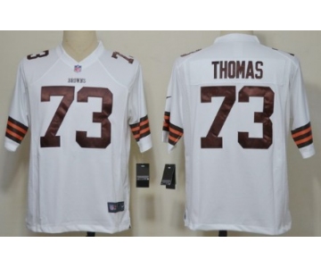 Nike Cleveland Browns #73 Joe Thomas White Game Jersey
