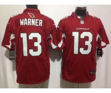 Men's Arizona Cardinals #13 Jaron Brown Red Team Color Stitched NFL Nike Game Jersey