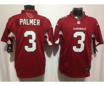 Men's Arizona Cardinals #3 Carson Palmer Red Team Color Stitched NFL Nike Game Jersey