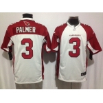 Men's Arizona Cardinals #3 Carson Palmer White Road Stitched NFL Nike Game Jersey