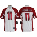 Nike Arizona Cardinals #11 Larry Fitzgerald White Game Jersey