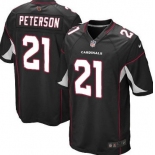 Nike Arizona Cardinals #21 Patrick Peterson Black Game Jersey
