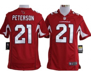 Nike Arizona Cardinals #21 Patrick Peterson Red Game Jersey