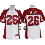 Nike Arizona Cardinals #26 Chris Wells White Game Jersey