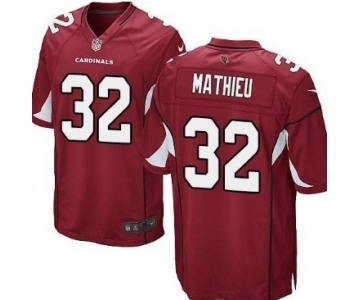 Nike Arizona Cardinals #32 Tyrann Mathieu Red Game Jersey